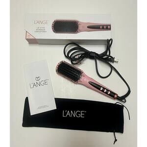 L'ANGE Le Vite Hairbrush Straightener Blush Pink Pre-owned Great Condition!